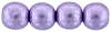 Round Beads 4mm : ColorTrends: Saturated Metallic Crocus Petal