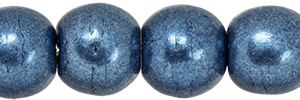 Round Beads 4mm : ColorTrends: Saturated Metallic Bluestone