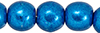 Round Beads 4mm : ColorTrends: Saturated Metallic Galaxy Blue