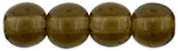 Round Beads 4mm : Smoky Topaz