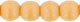 Round Beads 4mm : Opaque Med Beige