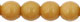 Round Beads 4mm : Opaque Dk Beige