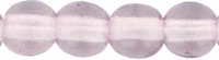 Round Beads 4mm : Lt Amethyst