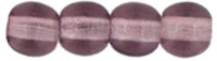 Round Beads 4mm : Med Amethyst