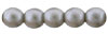 Glass Pearls 4mm : Silver