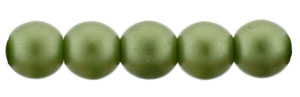 Glass Pearls 4mm : Olive