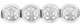 Round Beads 4mm : Silver
