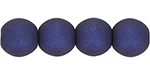 Round Beads 4mm : Moonlight Blue