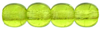 Round Beads 4mm : Olivine