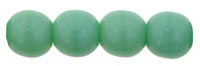 Round Beads 4mm : Green Turquoise