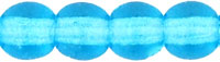 Round Beads 4mm : Aquamarine