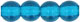 Round Beads 4mm : Capri Blue