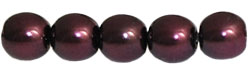 Pearl Coat - Round 4mm : Pearl - Plum