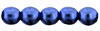 Pearl Coat - Round 4mm : Pearl - Royal Blue