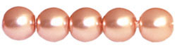Pearl Coat - Round 4mm : Pearl - Pink Rose