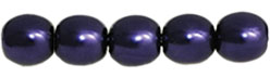 Pearl Coat - Round 4mm : Pearl - Royal Purple