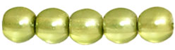 Pearl Lights - Round 4mm : Pearl Lights - Lt Olive