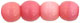 Round Beads 4mm : Strawberries and Cream