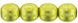 Round Beads 4mm : ColorTrends: Saturated Metallic Primrose Yellow