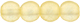 Round Beads 4mm : Sueded Gold Lamé