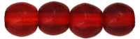 Round Beads 4mm : Siam Ruby