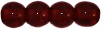 Round Beads 4mm : Ruby