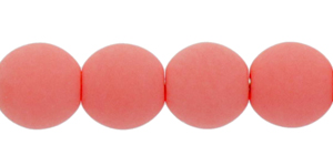 Round Beads 4mm : Bondeli Coral