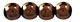 Round Beads 4mm : Chocolate Bronze
