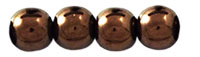 Round Beads 4mm : Chocolate Bronze
