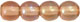Round Beads 4mm : Luster Iris - Smoky Topaz