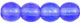 Round Beads 4mm : Luster Iris - Sapphire