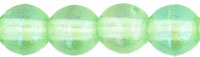 Round Beads 4mm : Luster Iris - Peridot