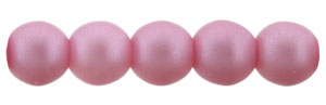 Glass Pearls 4mm : Matte - Flamingo