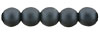 Glass Pearls 4mm : Matte - Charcoal