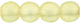 Round Beads 4mm : Sueded Gold Jonquil
