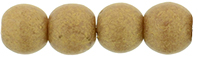 Round Beads 4mm : Pacifica - Macadamia