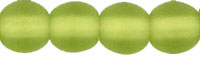 Round Beads 4mm : Matte - Olivine