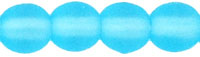 Round Beads 4mm : Matte - Aquamarine