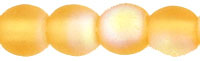 Round Beads 4mm : Matte - Topaz AB
