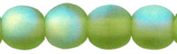 Round Beads 4mm : Matte - Olivine AB