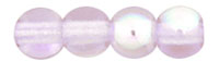 Round Beads 4mm : Lt Amethyst AB