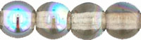 Round Beads 4mm : Black Diamond AB