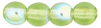 Round Beads 4mm : Olivine AB