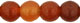 Round Beads 5mm : Dk Milky Caramel