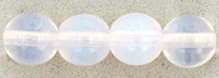 Round Beads 6mm : Milky White