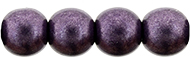 Round Beads 6mm : ColorTrends: Saturated Metallic Tawny Port