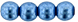 Round Beads 6mm : ColorTrends: Saturated Metallic Little Boy Blue