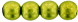 Round Beads 6mm : ColorTrends: Saturated Metallic Lime Punch