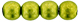 Round Beads 6mm : ColorTrends: Saturated Metallic Lime Punch