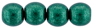 Round Beads 6mm : ColorTrends: Saturated Metallic Martini Olive